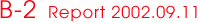 B-2  Report 2002.09.11
