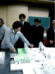 「邑楽町役場庁舎」全景模型